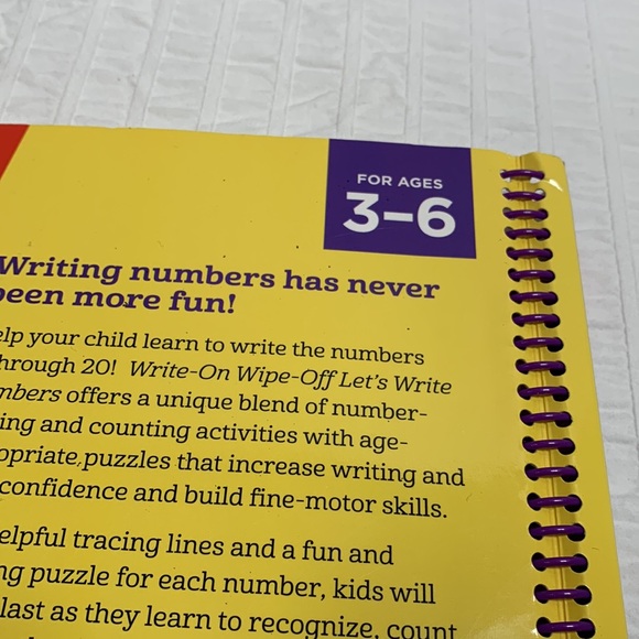 Highlights Let’s Write Numbers Activity Book - Wipe-Off Pages - Picture 12 of 14